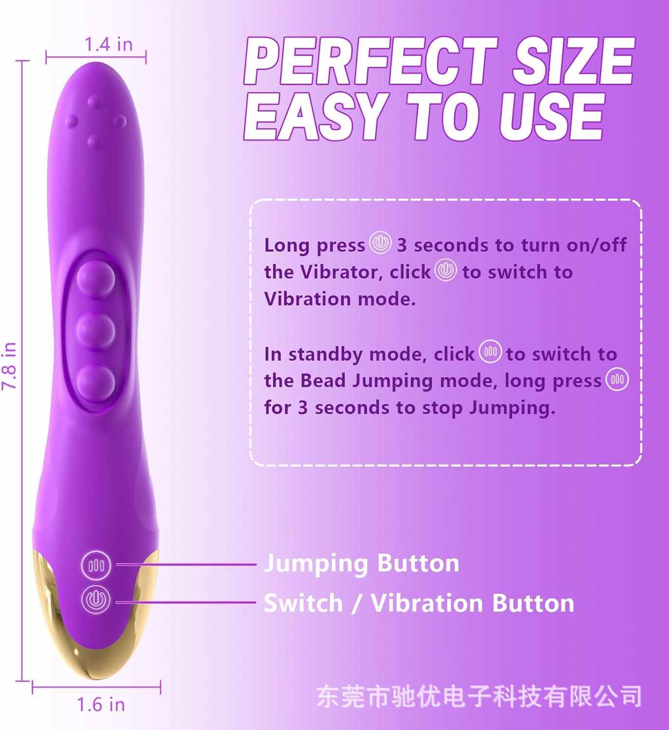 Vibrating AV Wand Adult Toy Vibrator Sex Toy for Women Massagers Musical Note Three Point Flapping Female Masturbator Strong Vibration Orgasm Masturbation
