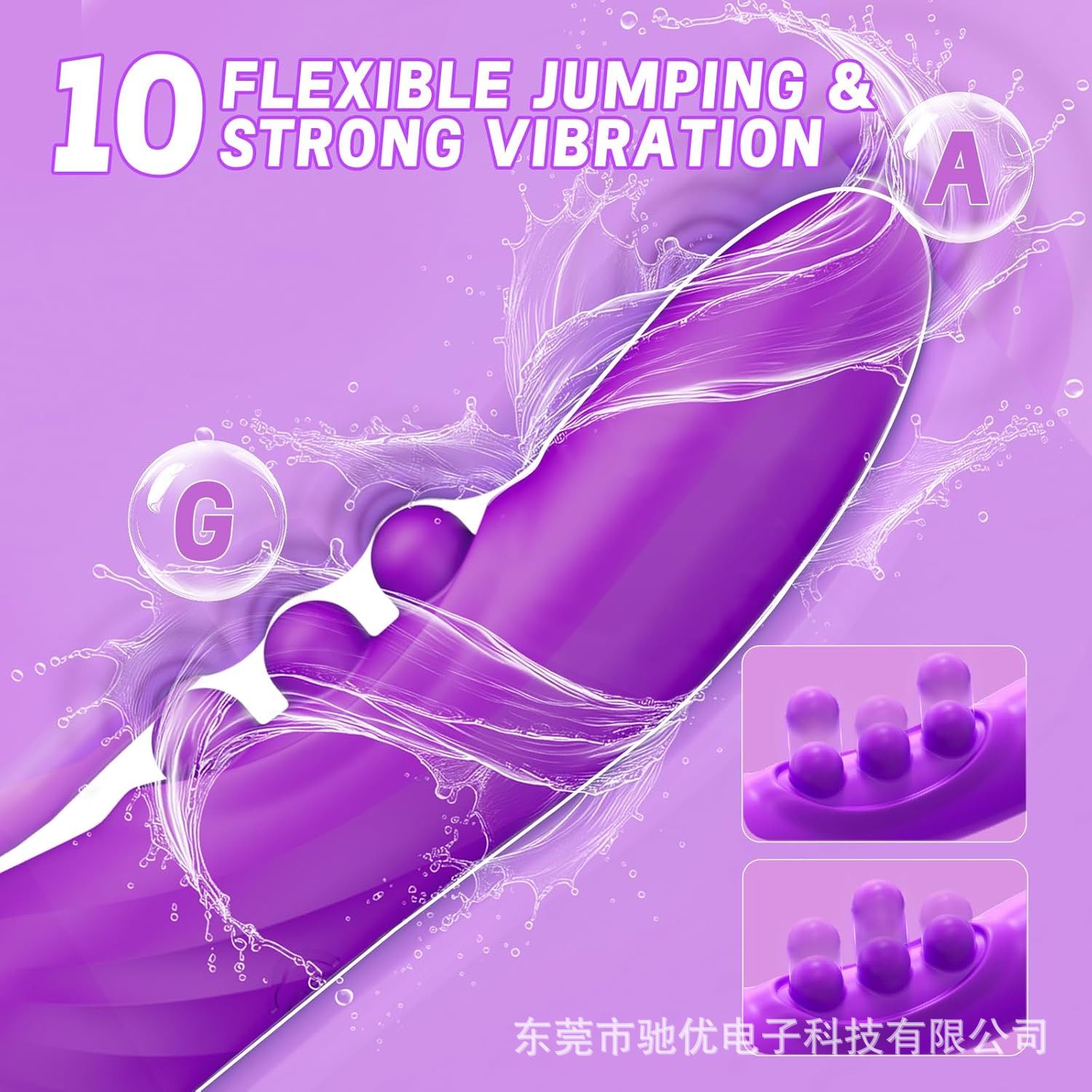 Vibrating AV Wand Adult Toy Vibrator Sex Toy for Women Massagers Musical Note Three Point Flapping Female Masturbator Strong Vibration Orgasm Masturbation