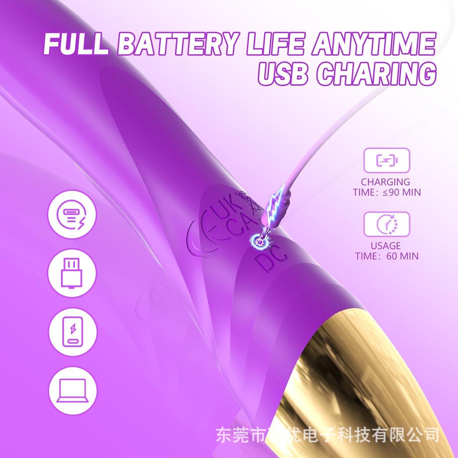 Vibrating AV Wand Adult Toy Vibrator Sex Toy for Women Massagers Musical Note Three Point Flapping Female Masturbator Strong Vibration Orgasm Masturbation