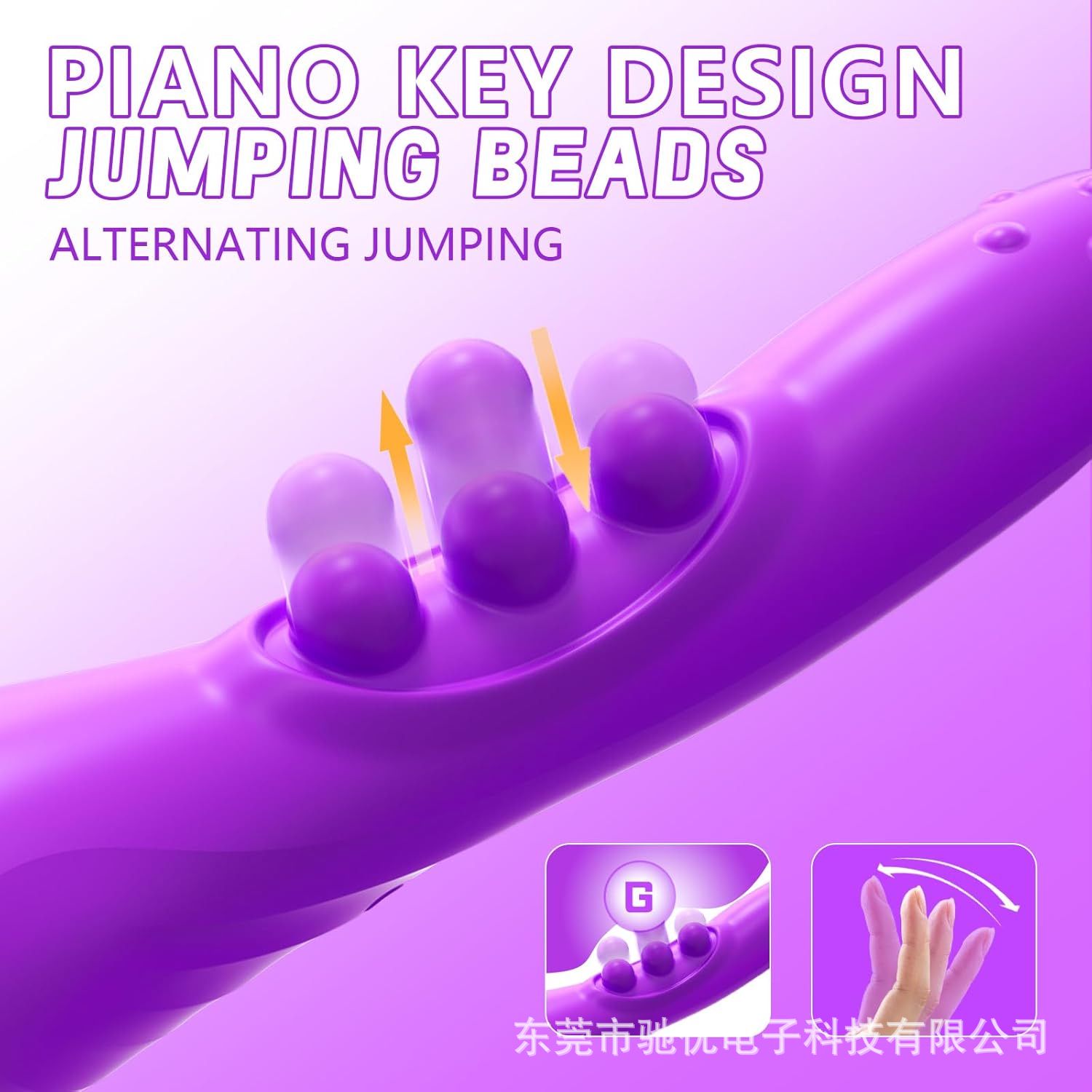 Vibrating AV Wand Adult Toy Vibrator Sex Toy for Women Massagers Musical Note Three Point Flapping Female Masturbator Strong Vibration Orgasm Masturbation