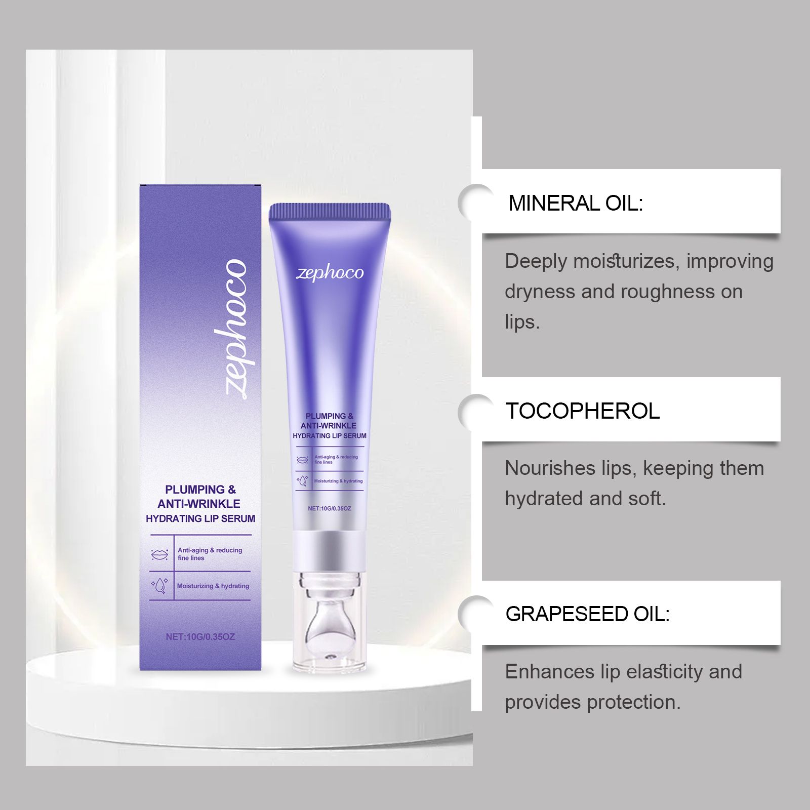Lip Plumping Essence Hydrating Moisturizing For Soft And Full Lips Daily Care