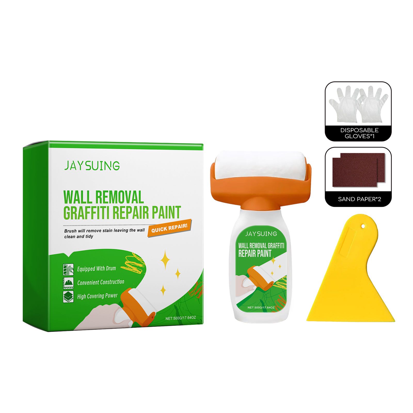 Wall Graffiti Remover Repair Paint For Stain Cover And Home Wall Restoration