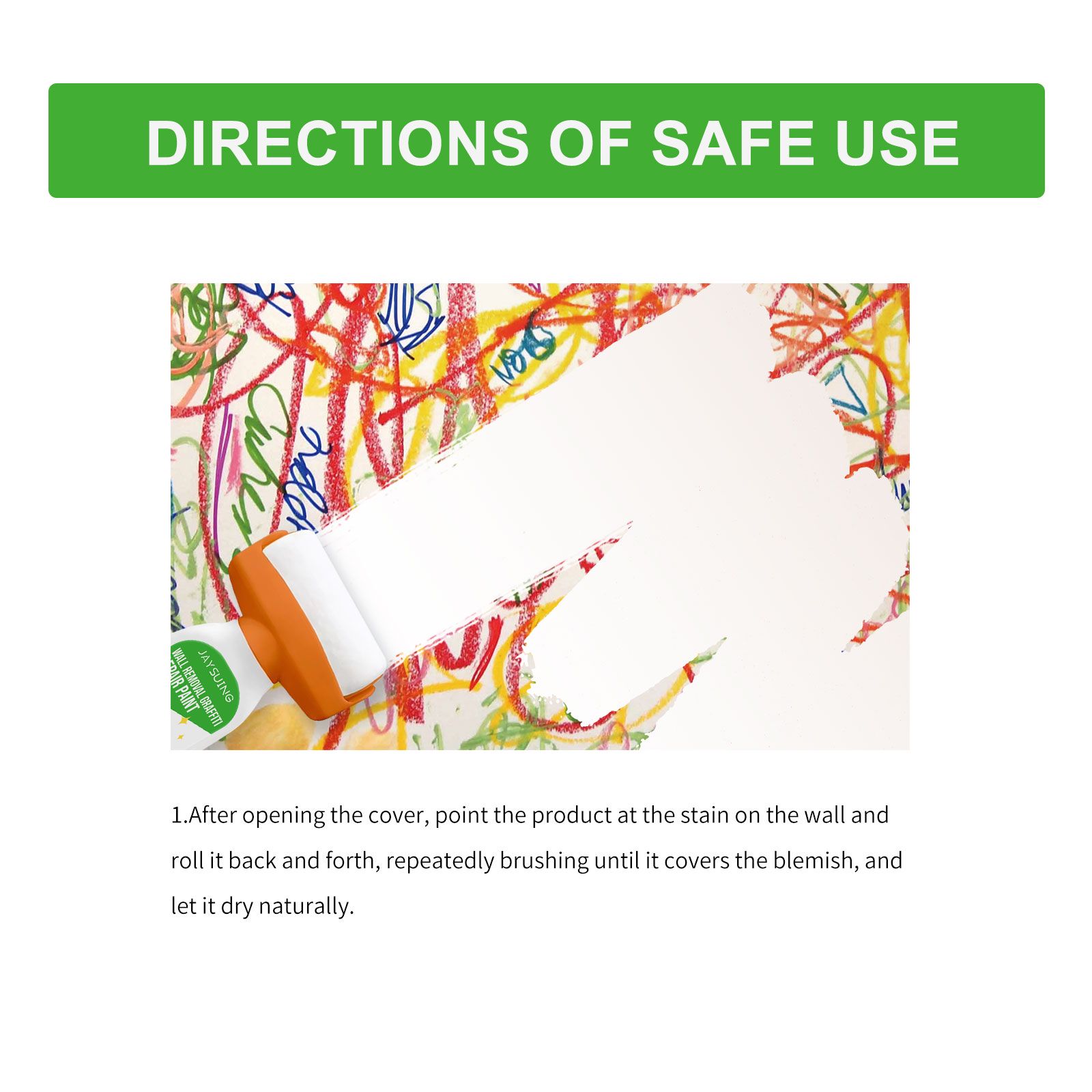 Wall Graffiti Remover Repair Paint For Stain Cover And Home Wall Restoration