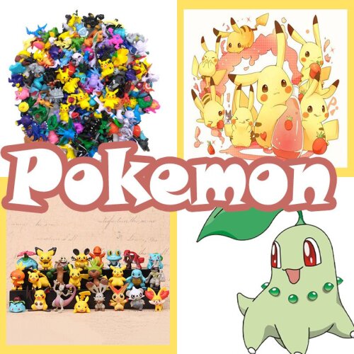 144Pcs Pokemon Ornaments Magic Baby Egg Twisting Toy Small Hand Office Doll