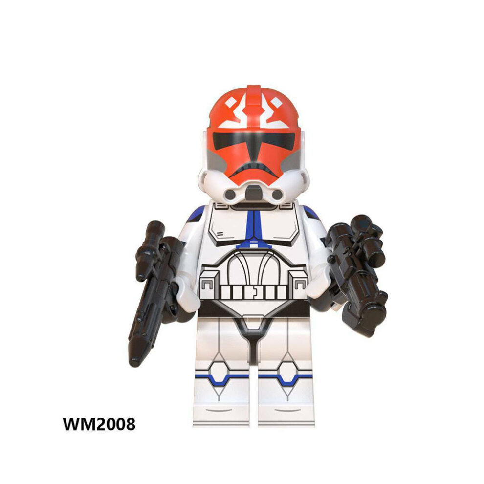 4PCS Star Wars Clone Trooper Cody Rex Commander Fit Lego Minifigures