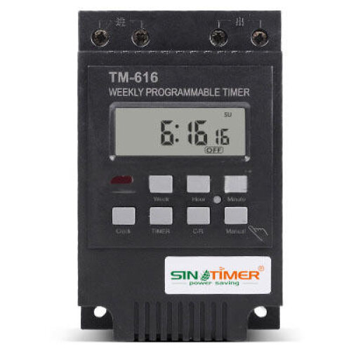 220V 30AMP TM616 Control Load 7 Days Programmable Digital TIME SWITCH Relay Timer Contro