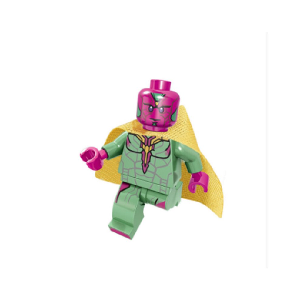 Marvel Avengers Minifigures Blocks Toy Compatible Lego DC Superhero  Action Figures Spiderman IronMan Batman Thor Hulk Captain America Character Set 16pcs Birthday Cake Decoration Kids Surprise Christmas Gifts