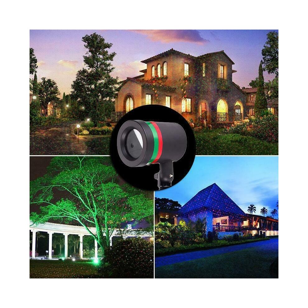 Christmas Projector Lights Laser LED Projection Lamp LED Garden Lawn Light IP65 Waterproof for Outdoor Party Halloween Xmas Birthday New Year