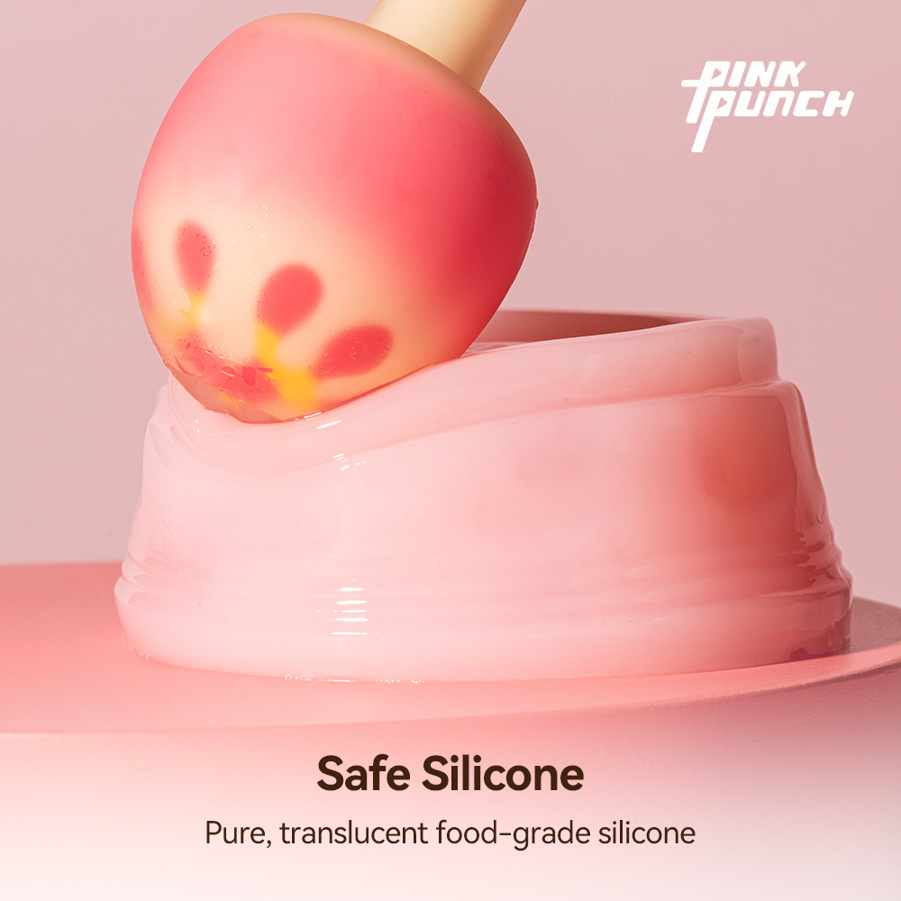 PinkPunch Sunset Mushroom Sex Toy G-spot Clitoris Massager Egg Vibrator Bluetooth Stimulator Mini Adult Toys for Women and Couples Wearable App Remote Control Wireless Charging