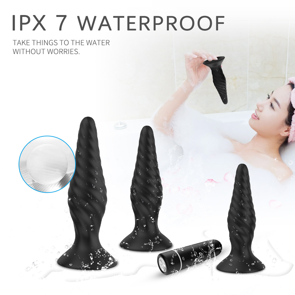 Vibrating Anal Plug Butt Plugs Prostate Sex Toys Dildo Vibrator Penis Vaginal Stimulation Toys 9 Modes Wireless Remote Control 3PCS Training Masturbation Set for Beginners Advanced Users