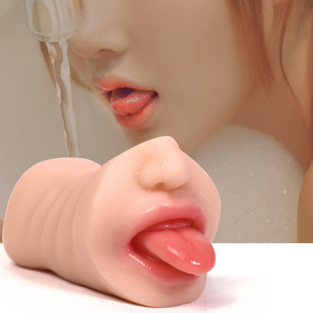 Sex Doll for Men Male Masturbator Toy Pocket Pussy Stroker Blowjob Adult Sex Toys with Lifelike Mouth 3D Realistic Tight Vagina for Throat Oral Sex Stimulation Pleasure Flesh
