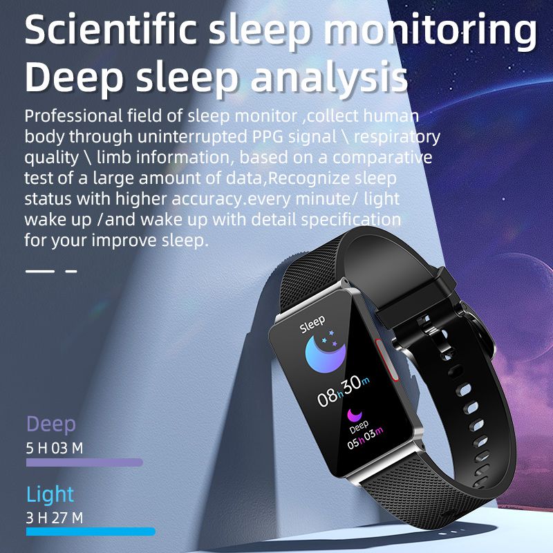 1.57-inch New ECG Blood Glucose Blood Oxygen Heart Rate Temperature Monitoring Multi Sport Mode Men Womens Smart Watch