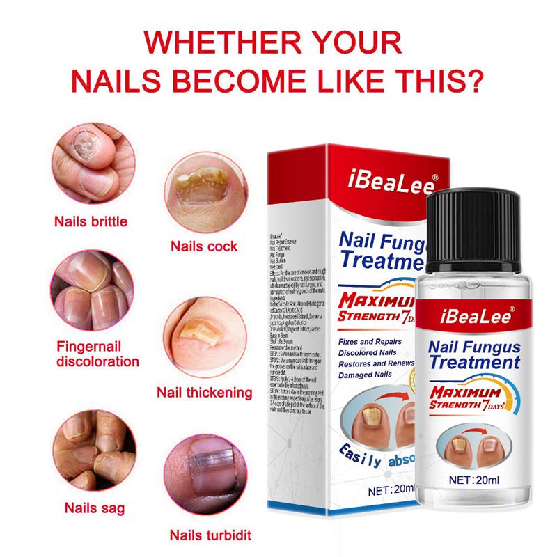 iBeaLee Nail Fungus Treatment Natural Safe And Effective Nail Repair Liquid