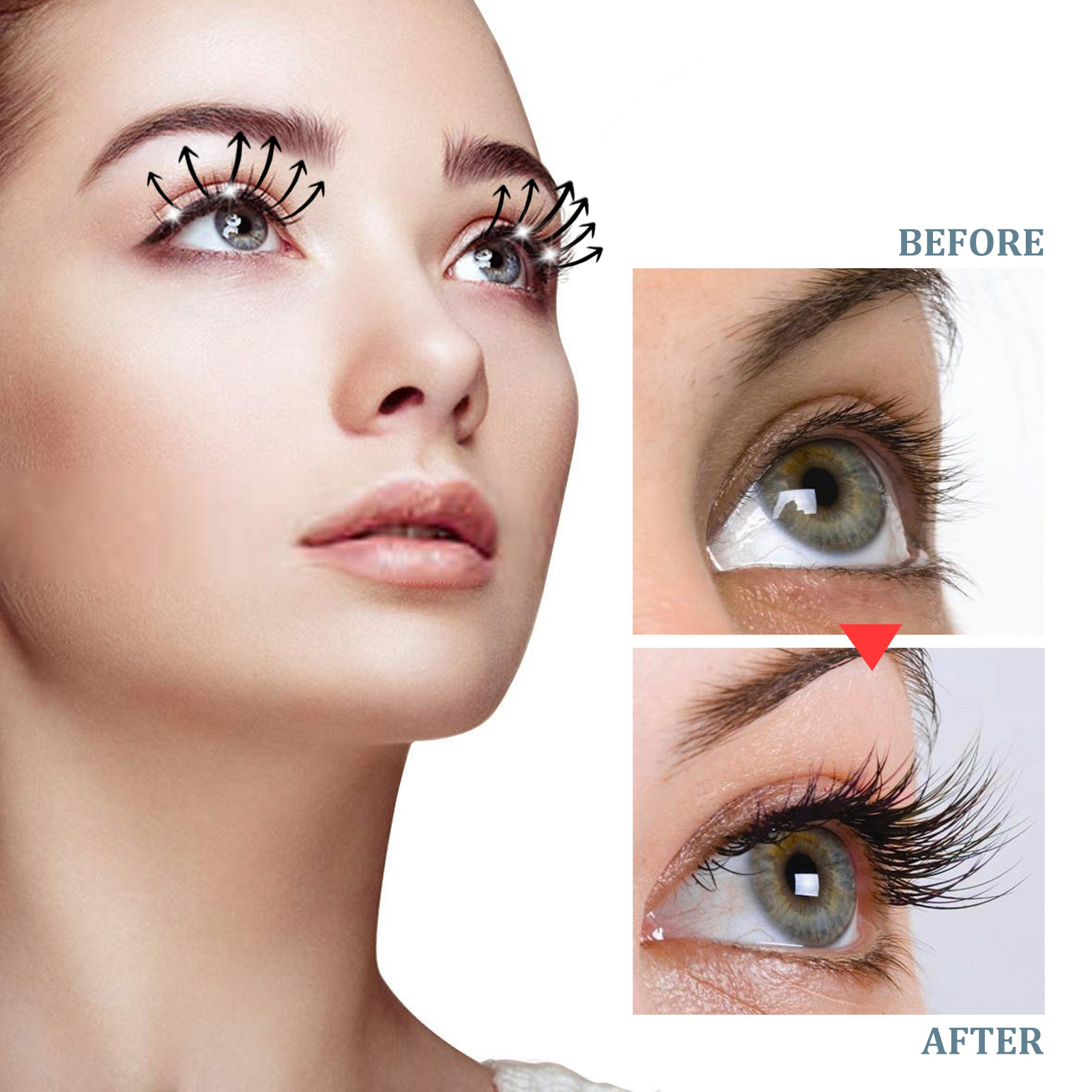 Eyelash Enhancer Traceless Lash Nutrition Serum Eyelash Growth Liquid for Longer Thicker And Darker Eyelashes 3ml