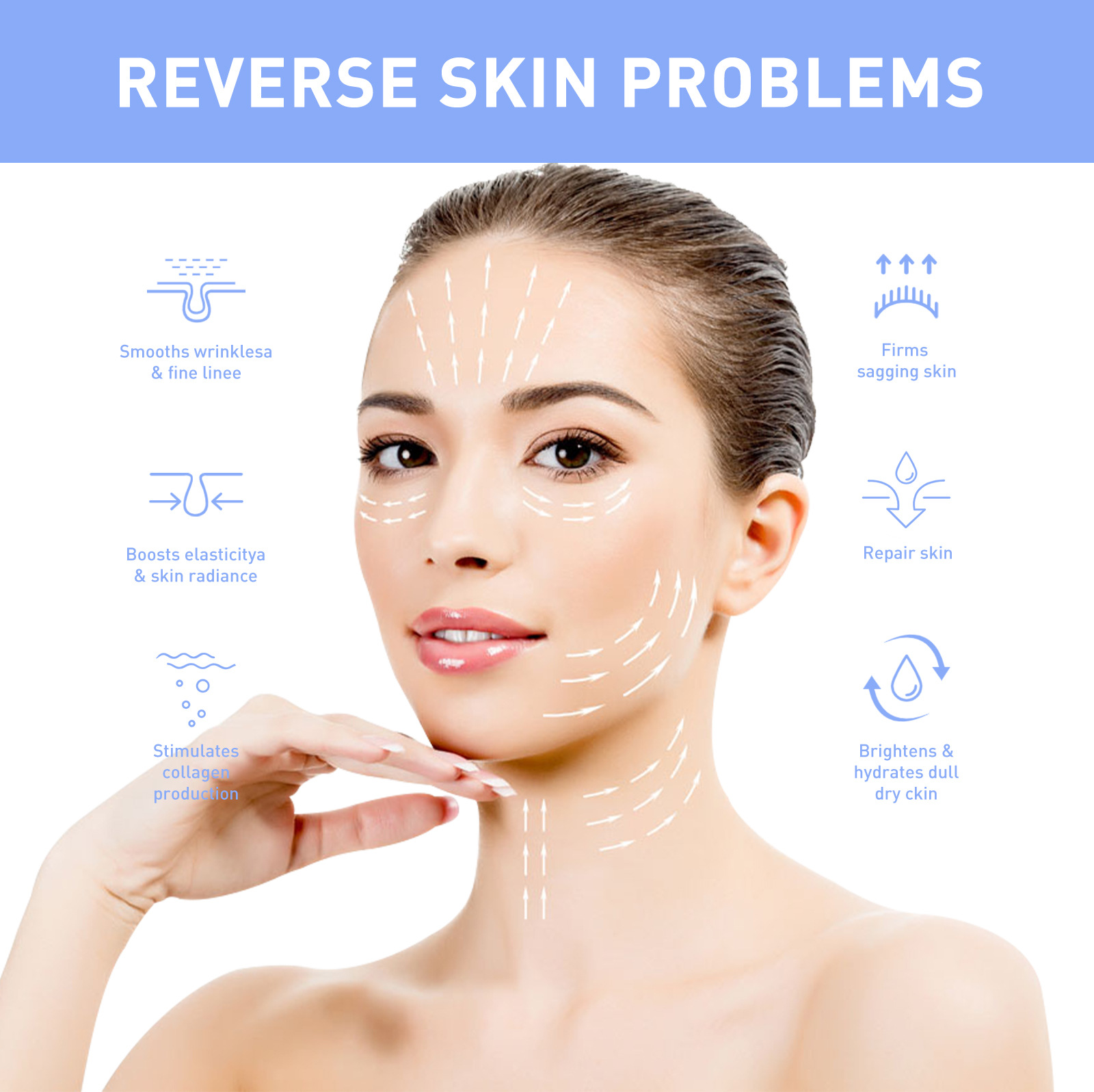 Anti Aging Remove Wrinkle Serum Oil Serum Collagen Lifting Firming Tightening Serum Collagen Serum Improves Elasticity Plumps Sagging Skin Care