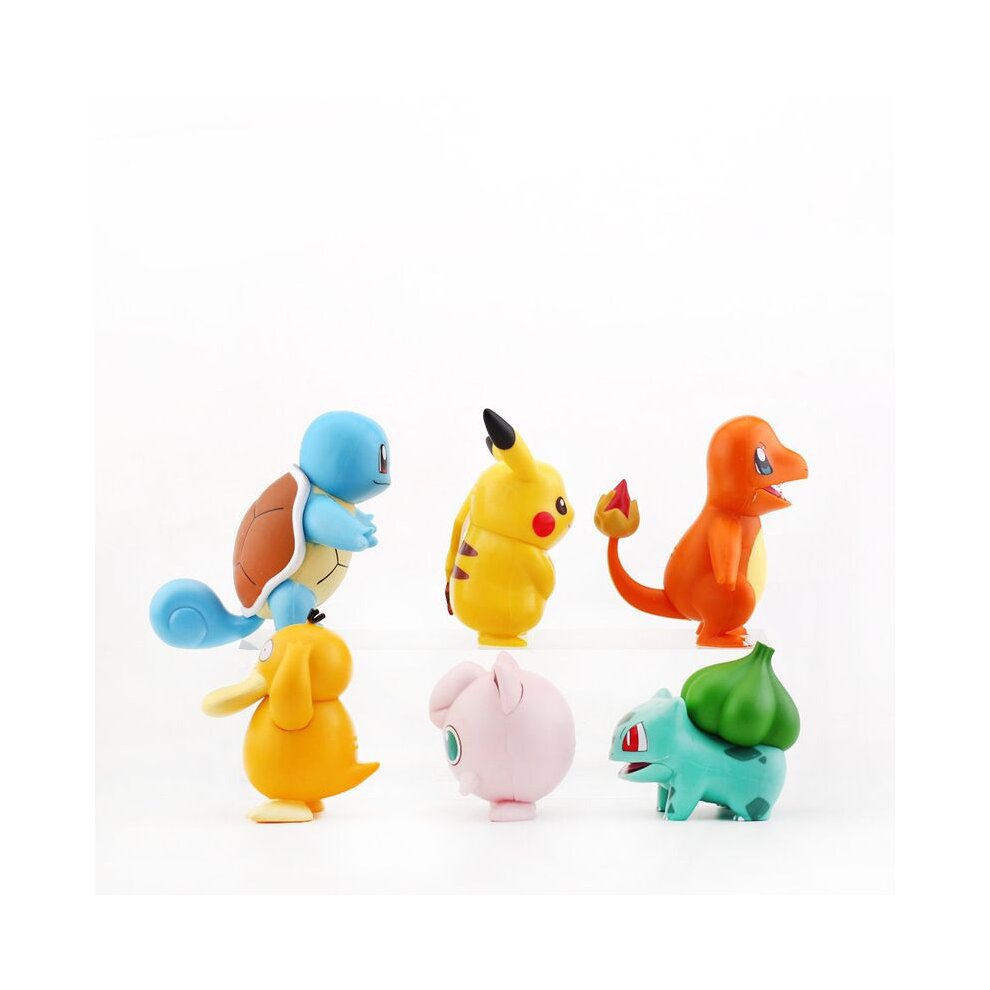 6Pcs Pokemon Pikachu Figures Toys Models