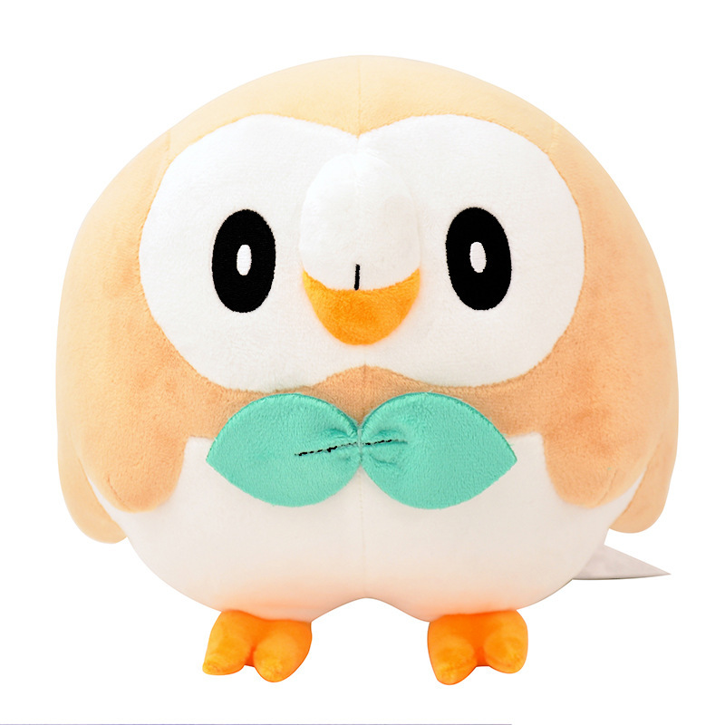 Pokemon Plush Toy Stuffed Teddy Doll Pokemon Games Rowlet Figures Anime Soft Play Toys Best for Kids Presents 20cm