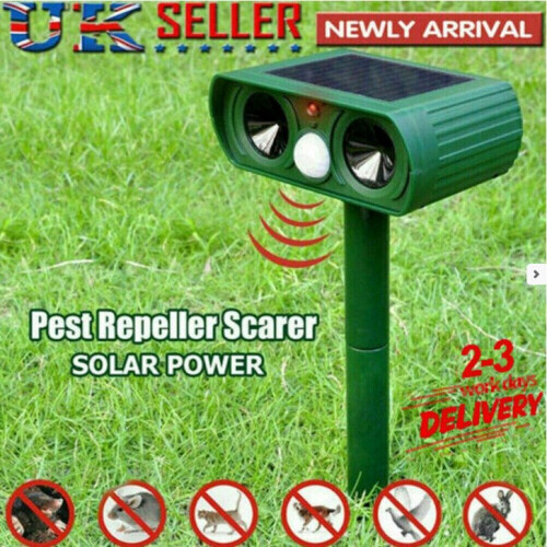 Solar Power Cat Repellent Scarer
