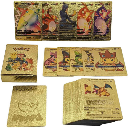 Pokemon Cards Bundle X 55 - ULTR RARE Gold, Silver and Black Cards