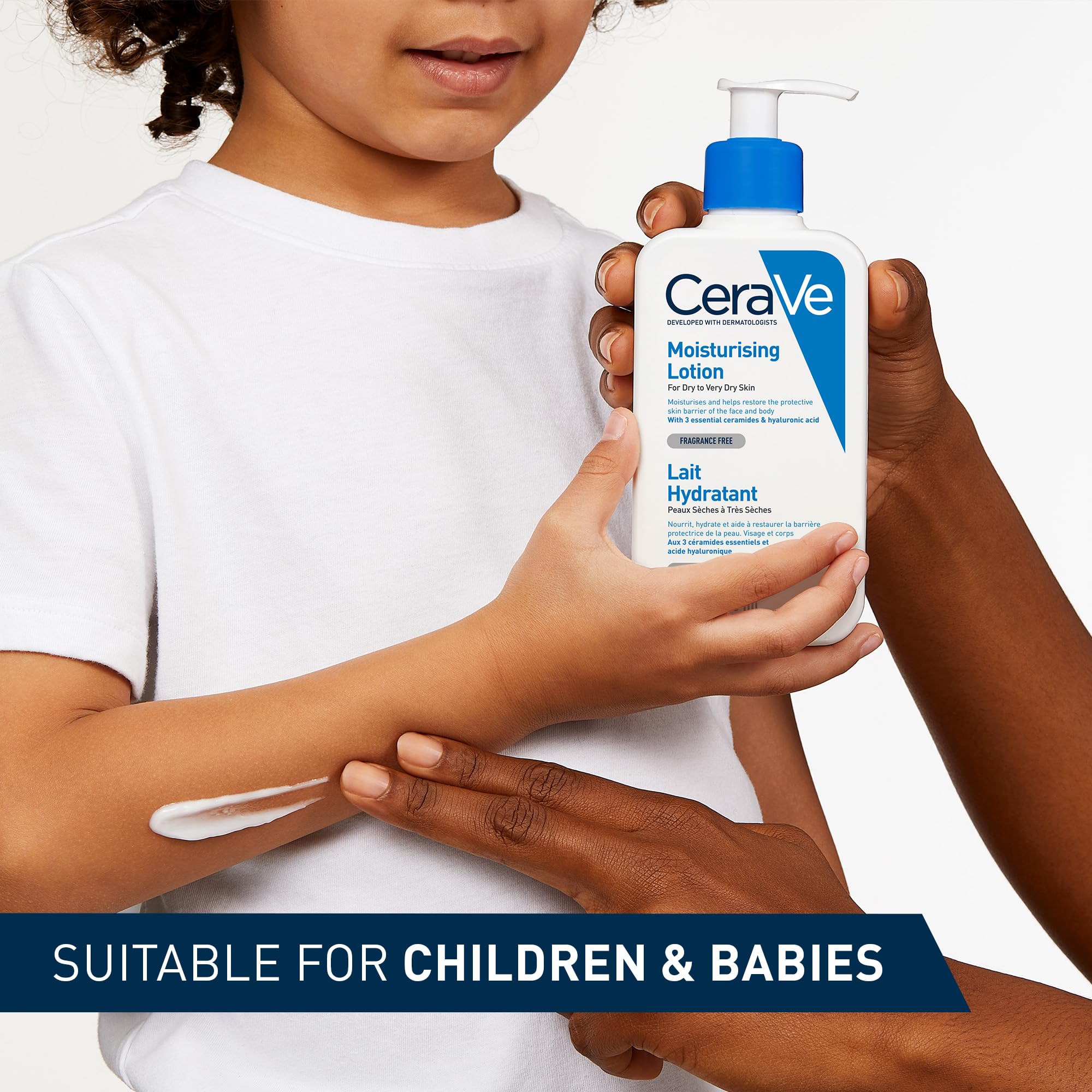 CeraVe Moisturising Lotion Daily Face Body Moisturiser With 3 essential ceramides hyaluronic acid for dry to very dry skin 562 ml 19 fl oz
