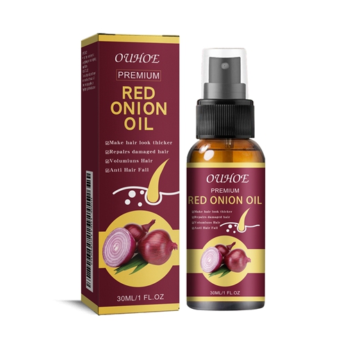 Hair Growth Serum Spray Prevent Hair Loss Scalp Treatment Improve Alopecia Strengthening Anti Dry Frizz Red Onion Essential Oil Hair Care Oil