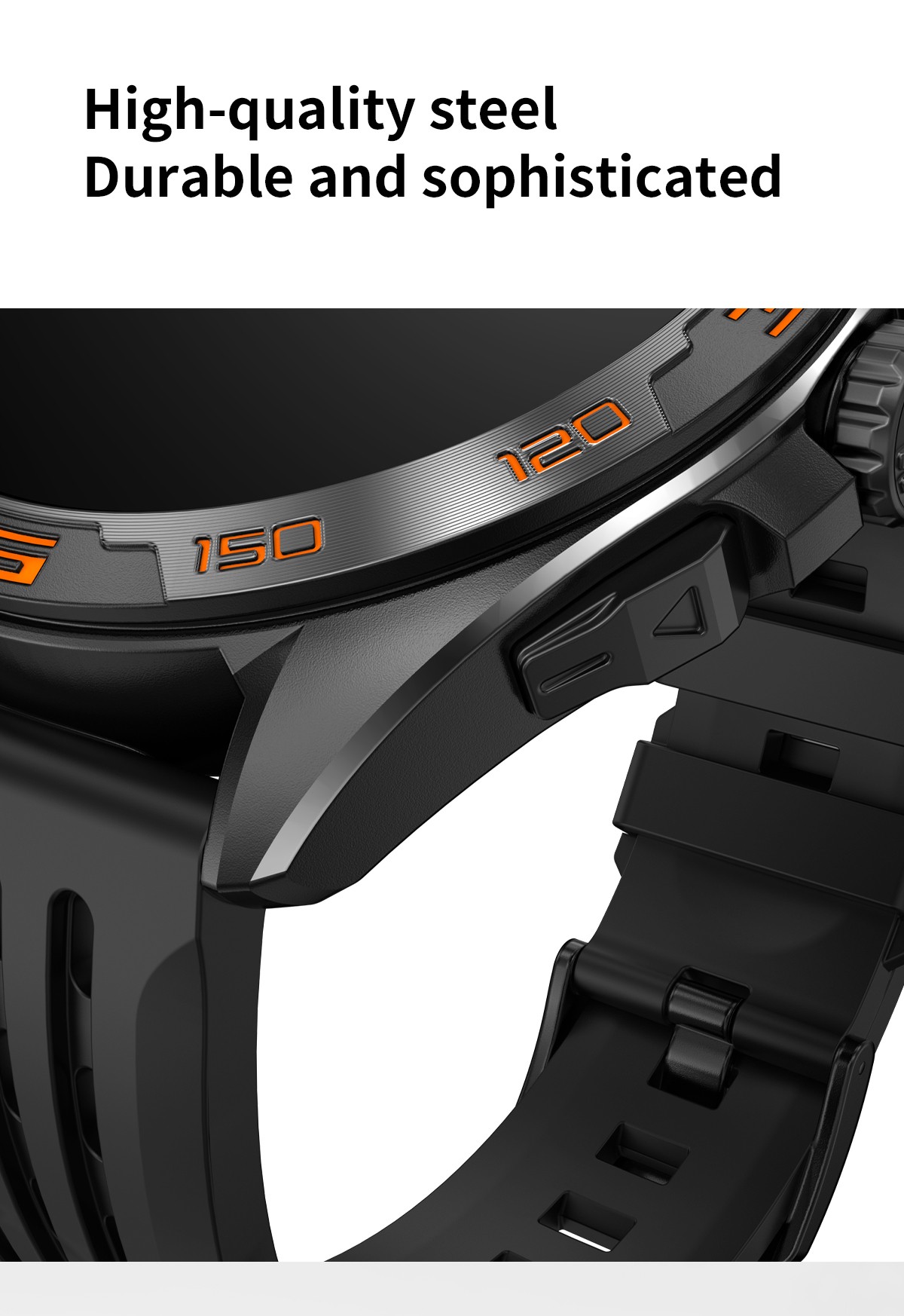 (Black) Smart Watch 1.43inch Amoled Screen Bluetooth Call Music Player Health Monitoring Sports Tracking Men Women Smartwatch for iPhone Android