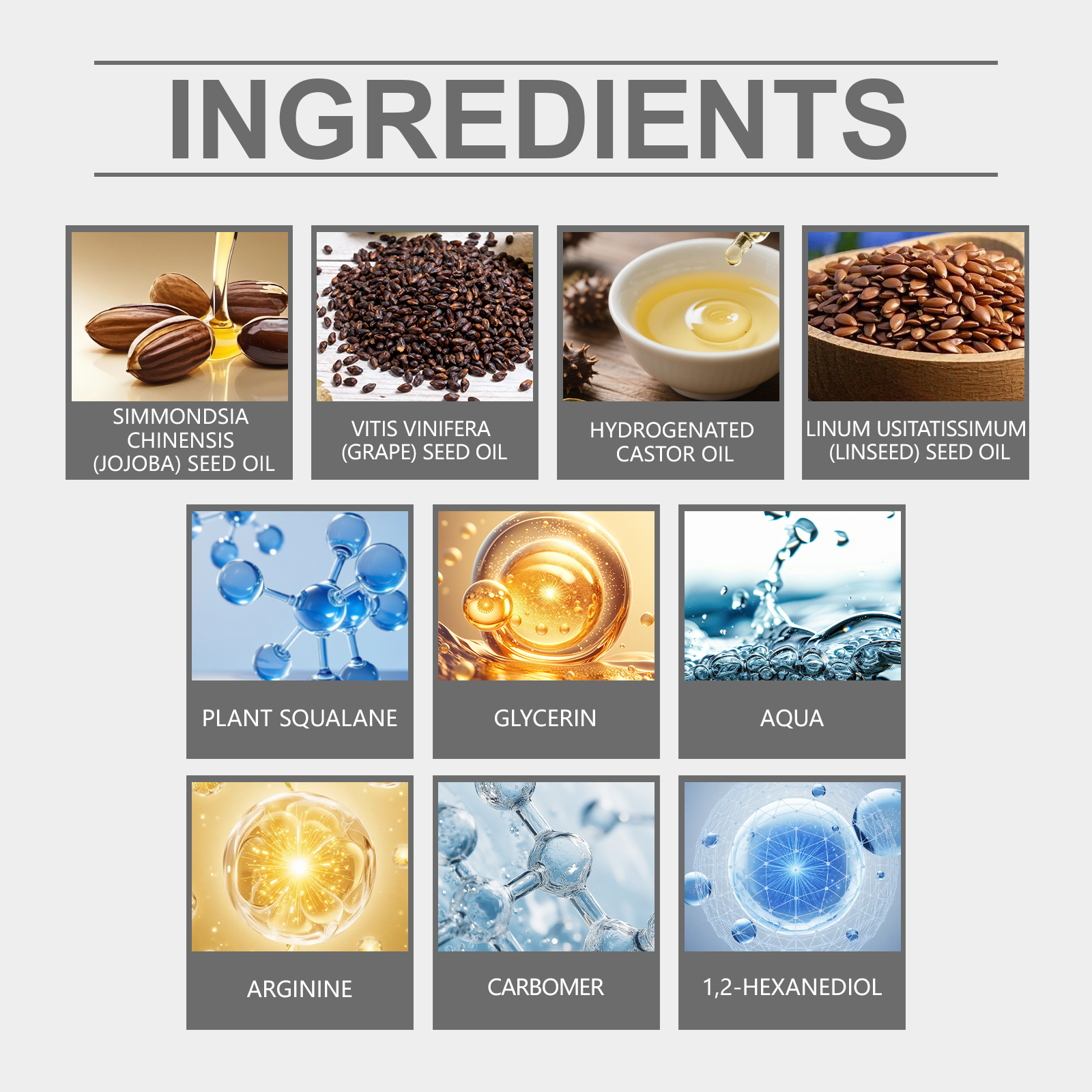 Smoothing Hair Serum - Gentle Hydrating Formula for Frizz-Free, Lightweight & Refreshing Scalp-Safe Daily Hair Care ﻿