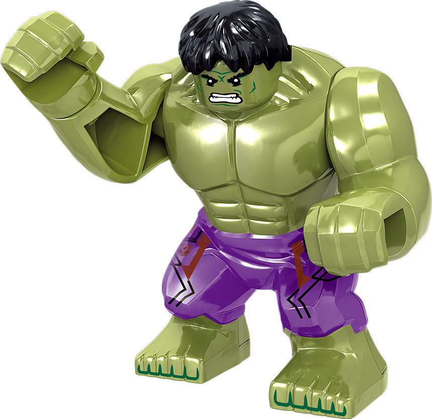 (Hulk~Light green) ﻿ Hulk Toy Marvel Avengers Amazing Hulk Mini Figure Super Hero Building Blocks Decoration and Small Gift for Kids Detailed Collectible Figure