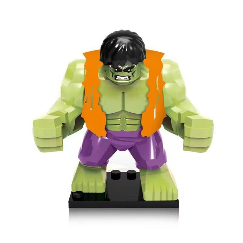 (Hulk~Light green) ﻿ Hulk Toy Marvel Avengers Amazing Hulk Mini Figure Super Hero Building Blocks Decoration and Small Gift for Kids Detailed Collectible Figure