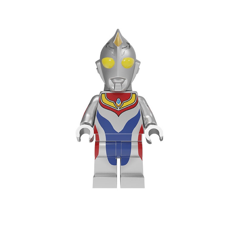 (Ultraman B) Space Hero Ultraman Action Mini Figures and Building Blocks Toys Role play Encourage Imaginative Play Gift Choice For Kids