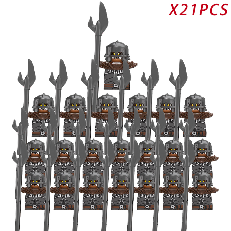 (Style E) Military Troopers Building Block The Lord of Ring Army Soldiers Figure Kids Toys Christmas Gifts