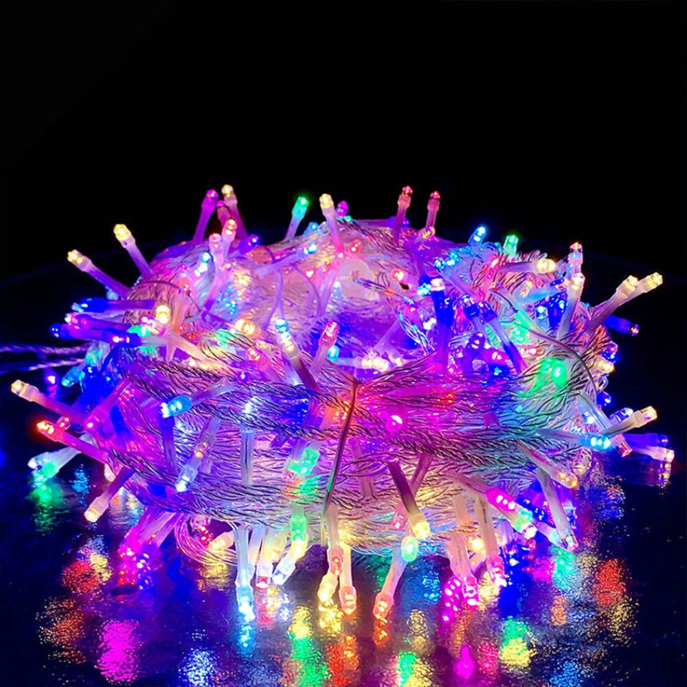 (Blue) Solar LED String Fairy Net Lights Curtain Mesh Christmas Party Garden Outdoor AU