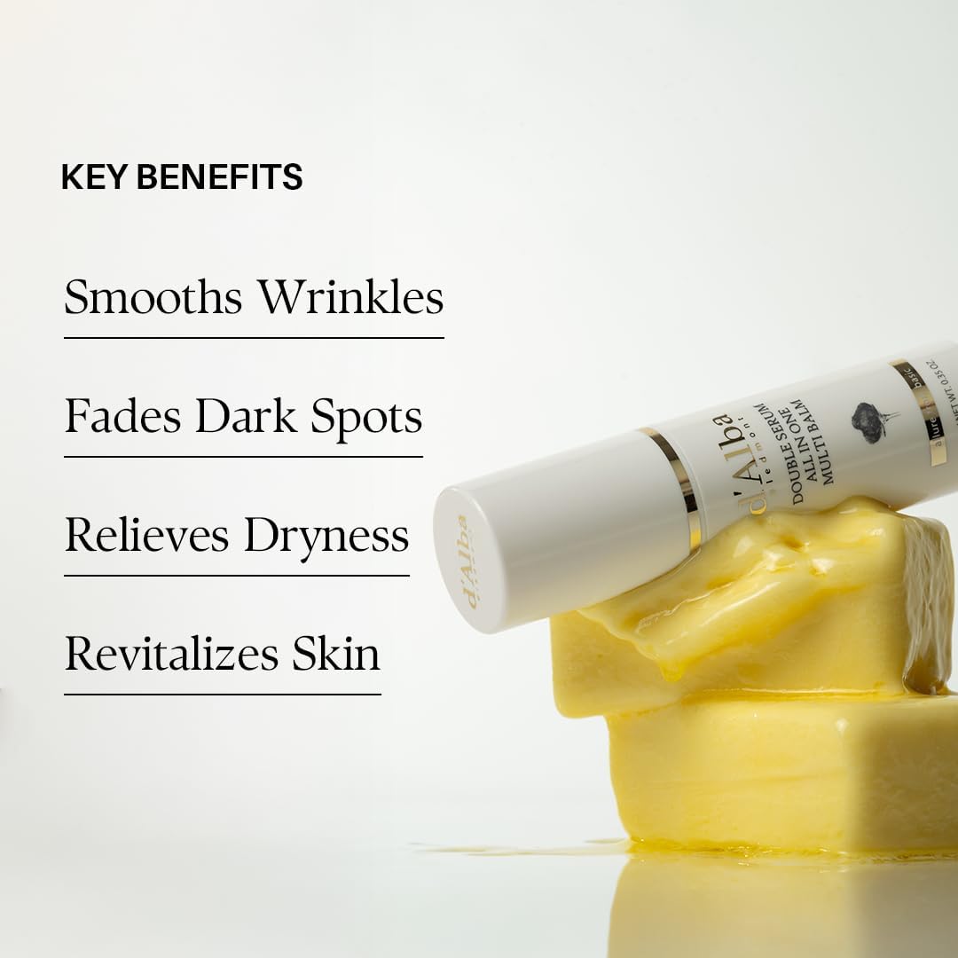dAlba Italian White Truffle Double Serum 10g All-in-one Multi Balm Treatment Moisture Fine Lines Fading Dry Sensitive Skin Glowy Serum Stick Korean Skincare