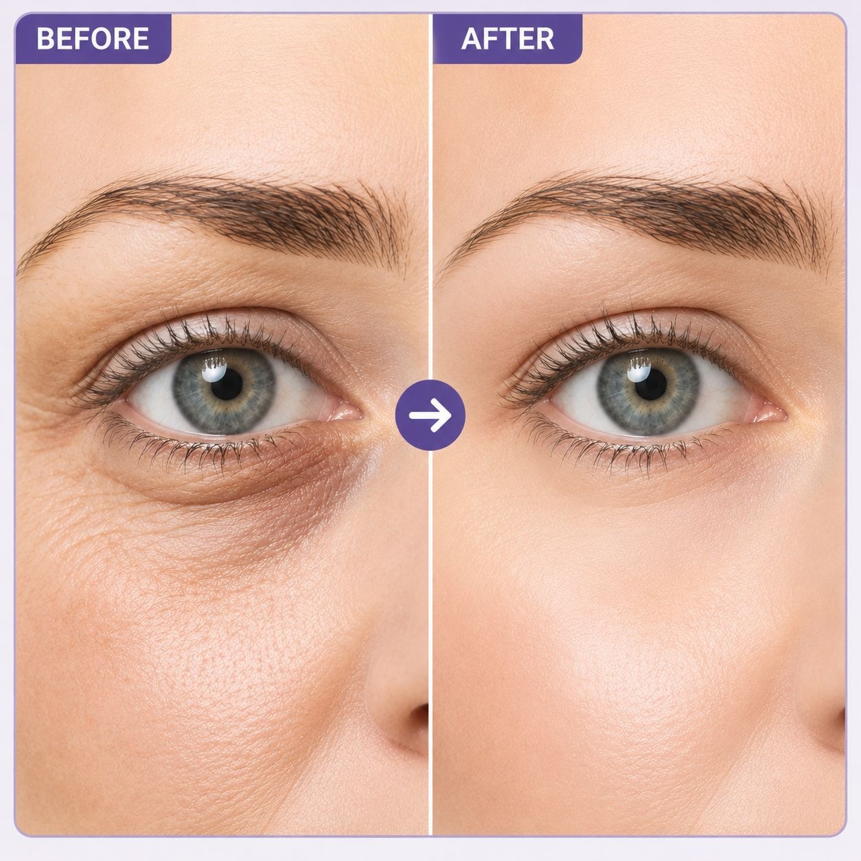 Instant Firming Eye Lift Gel Tightening Moisturising Under Eye Treatment for Daily Home Care Clear 15ml