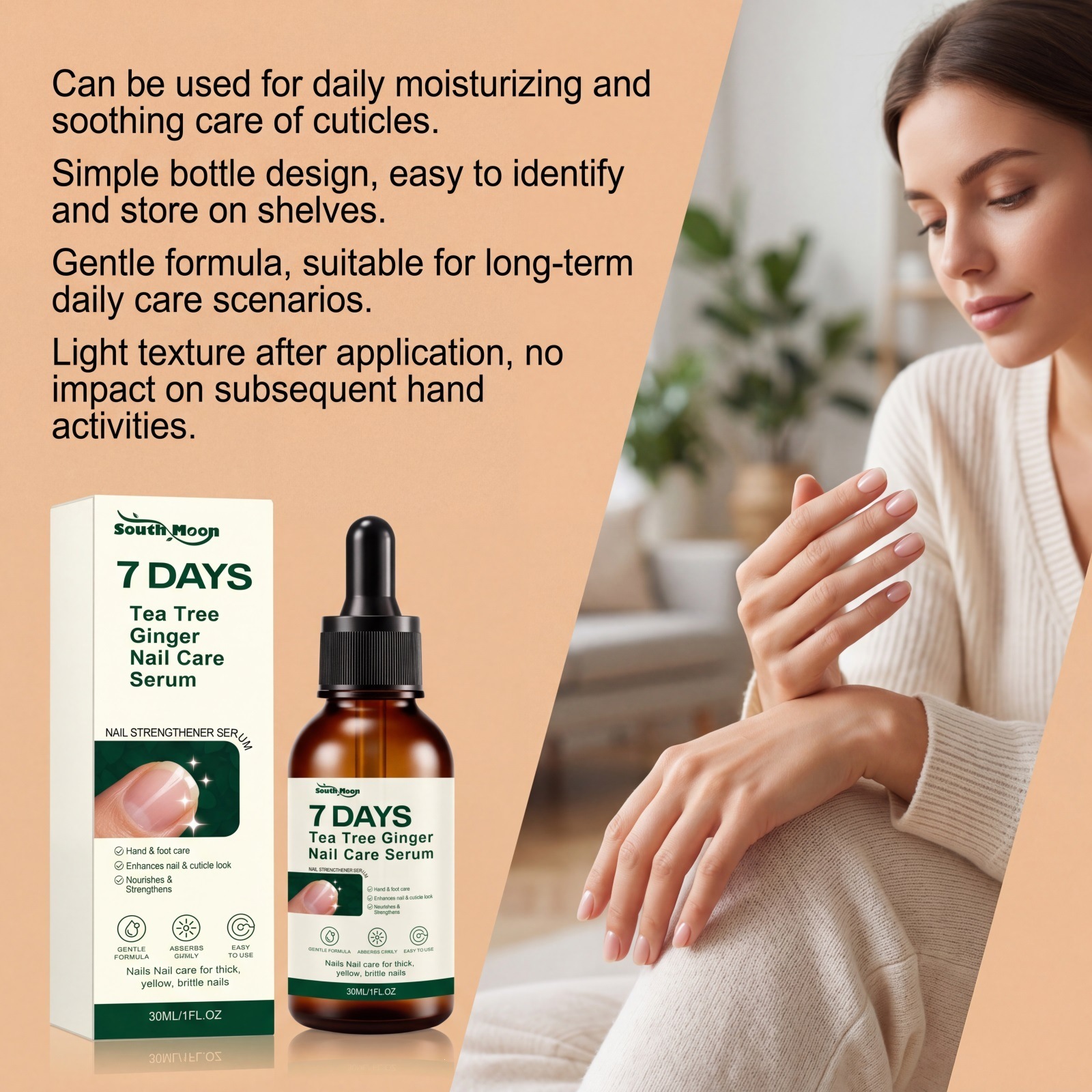 Nail Care Essence For Smoothing Shining And Moisturizing Cuticles Daily Hand And Foot Nail Treatment