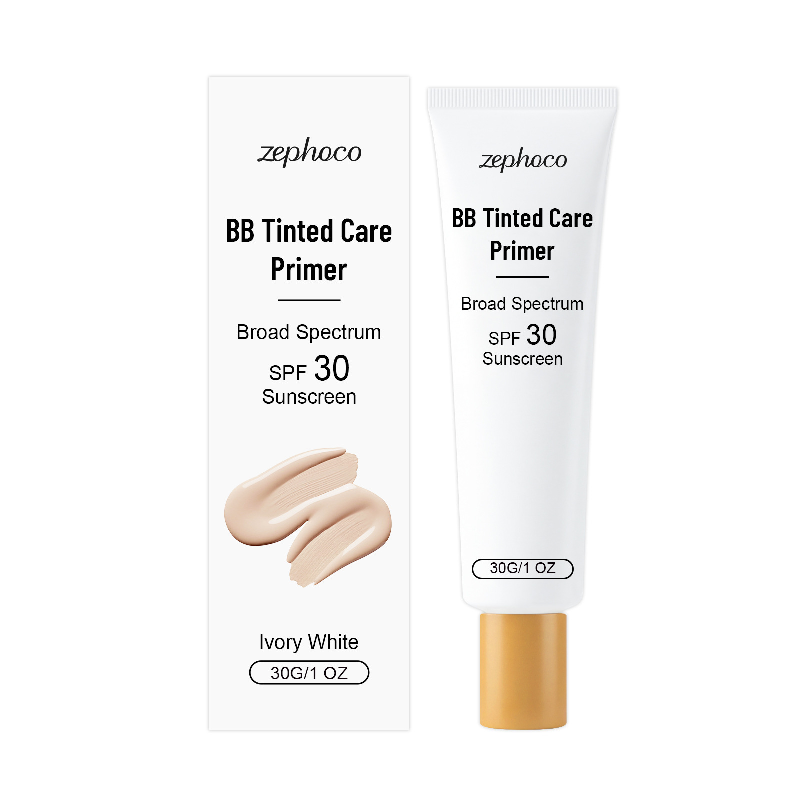 Tinted Protective Primer Ivory For Smoothing Evening Skin Tone And Natural Makeup Finish All Skin Types