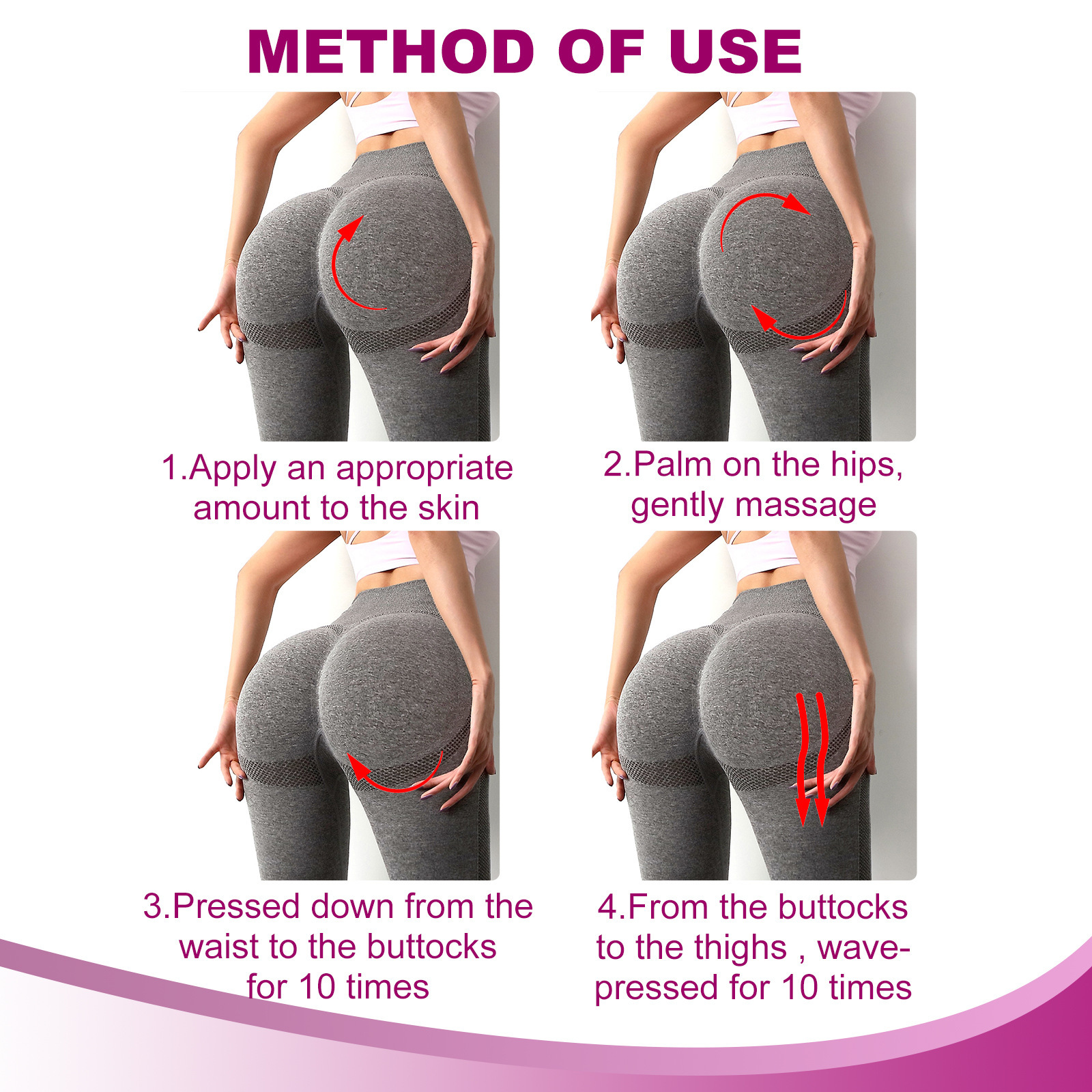 Buttock Firming Cream Moisturizing Nourishing Peach Hip Sculpting For Daily Skin Care Smoothing And Toning