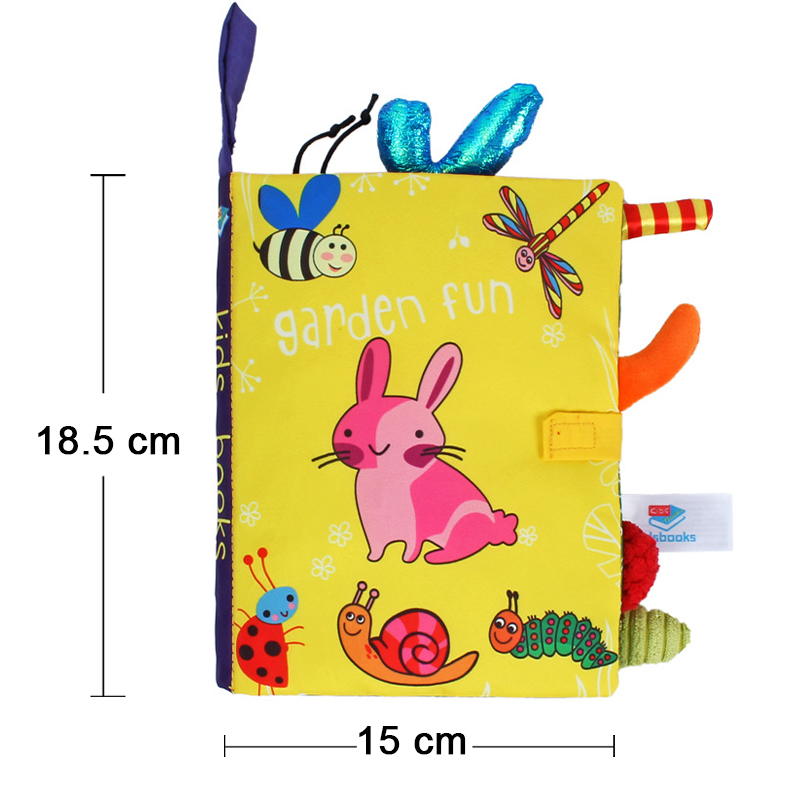 (rabbit) New Baby Rattles Mobiles Toy Soft Animal Cloth Book Newborn Stroller Hanging Bebe Early Learning Educate Baby Toys Kids Gifts