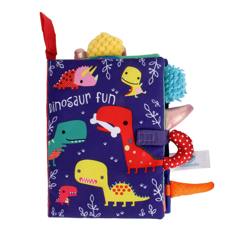 (rabbit) New Baby Rattles Mobiles Toy Soft Animal Cloth Book Newborn Stroller Hanging Bebe Early Learning Educate Baby Toys Kids Gifts