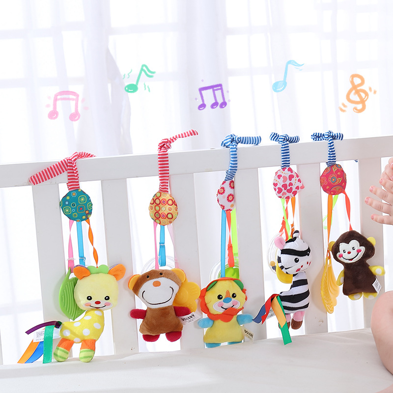 (lion 799) New Baby Rattles Bell Toy Stroller Mobile Infant Rattle Animal Speelgoed Pendant Crib Bed Teether Hanging Toy Newborn Gifts