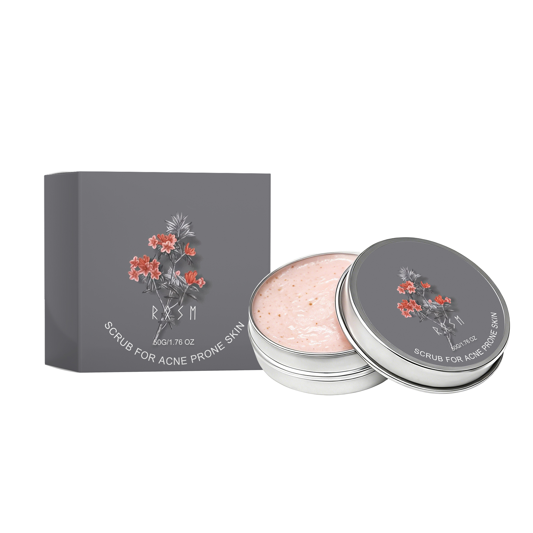 Facial Scrub Deep Clean Skin Soft Refreshing Smooth Moisturizing Exfoliate Pore Care Gentle Delicate Face Dirt Remove