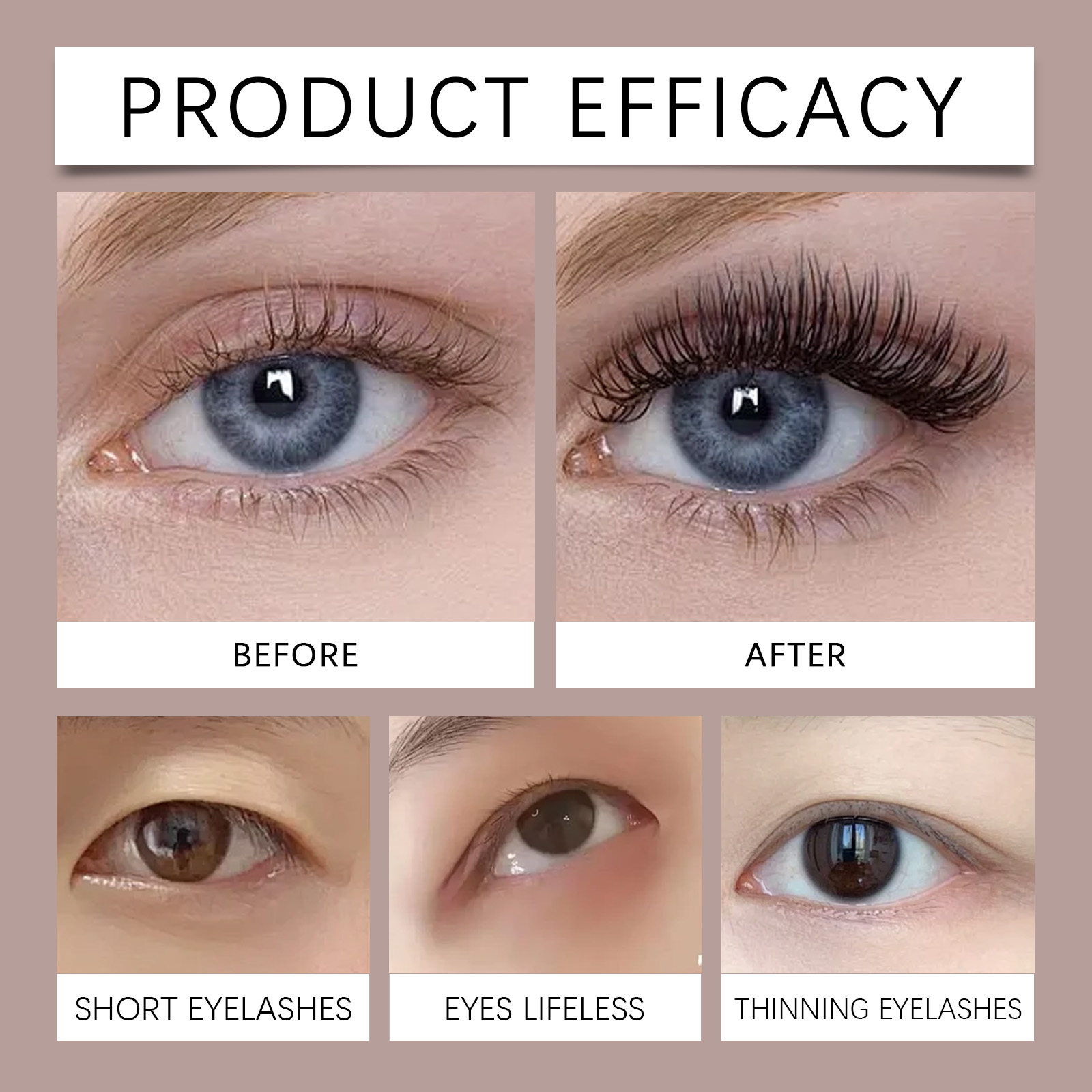 Curling Mascara Natural Curved Light Silky Texture Anti Smudge Anti Fade Daily Portable Makeup Cosmetic