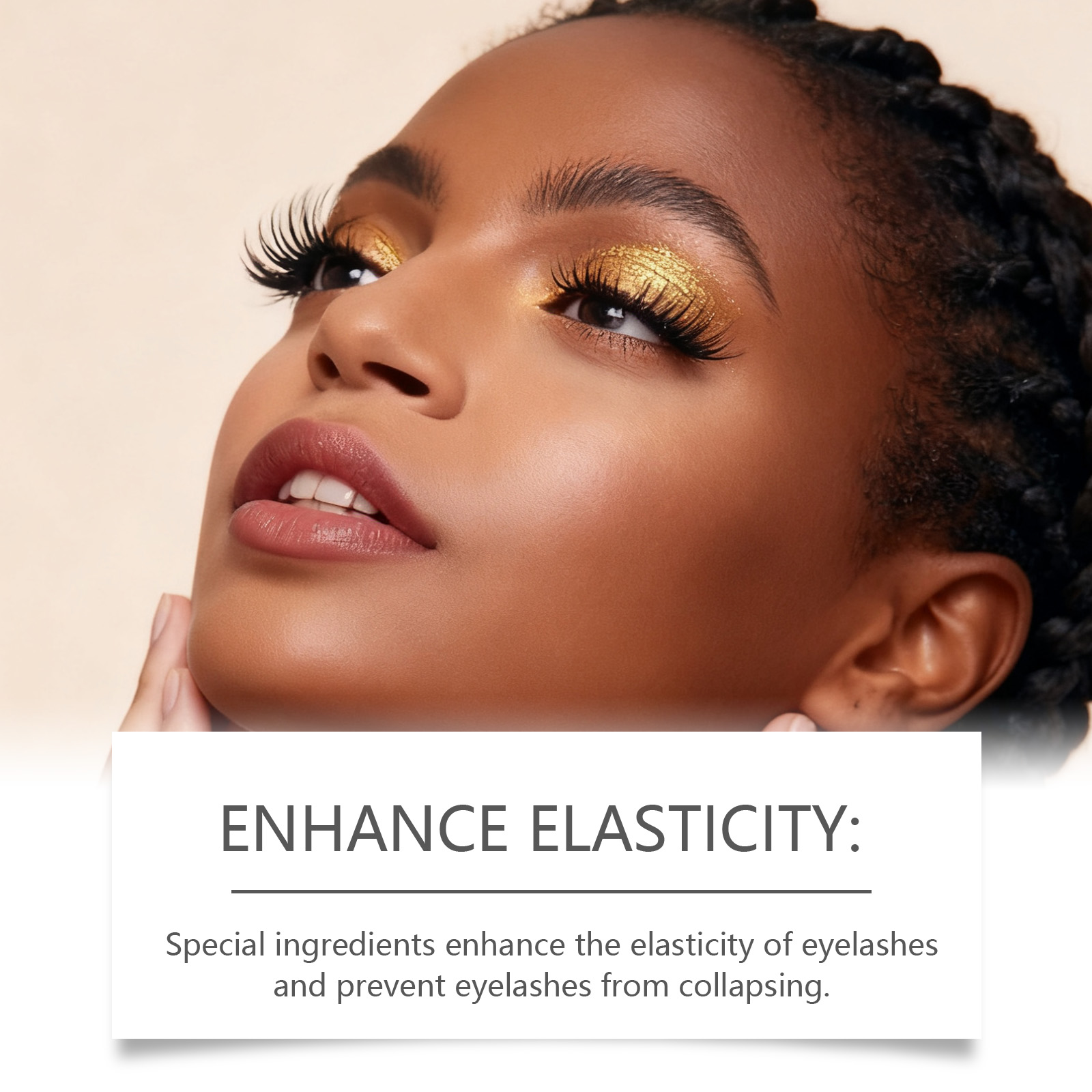 Curling Mascara Natural Curved Light Silky Texture Anti Smudge Anti Fade Daily Portable Makeup Cosmetic