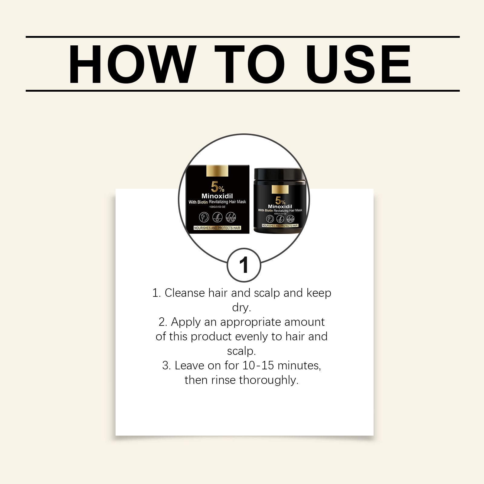 Biotin Nourishing Hair Mask Repair Soft Moist Strengthen Shine Mild Hydrate Smooth AntiDry Damaged Perm Fine Split Hair