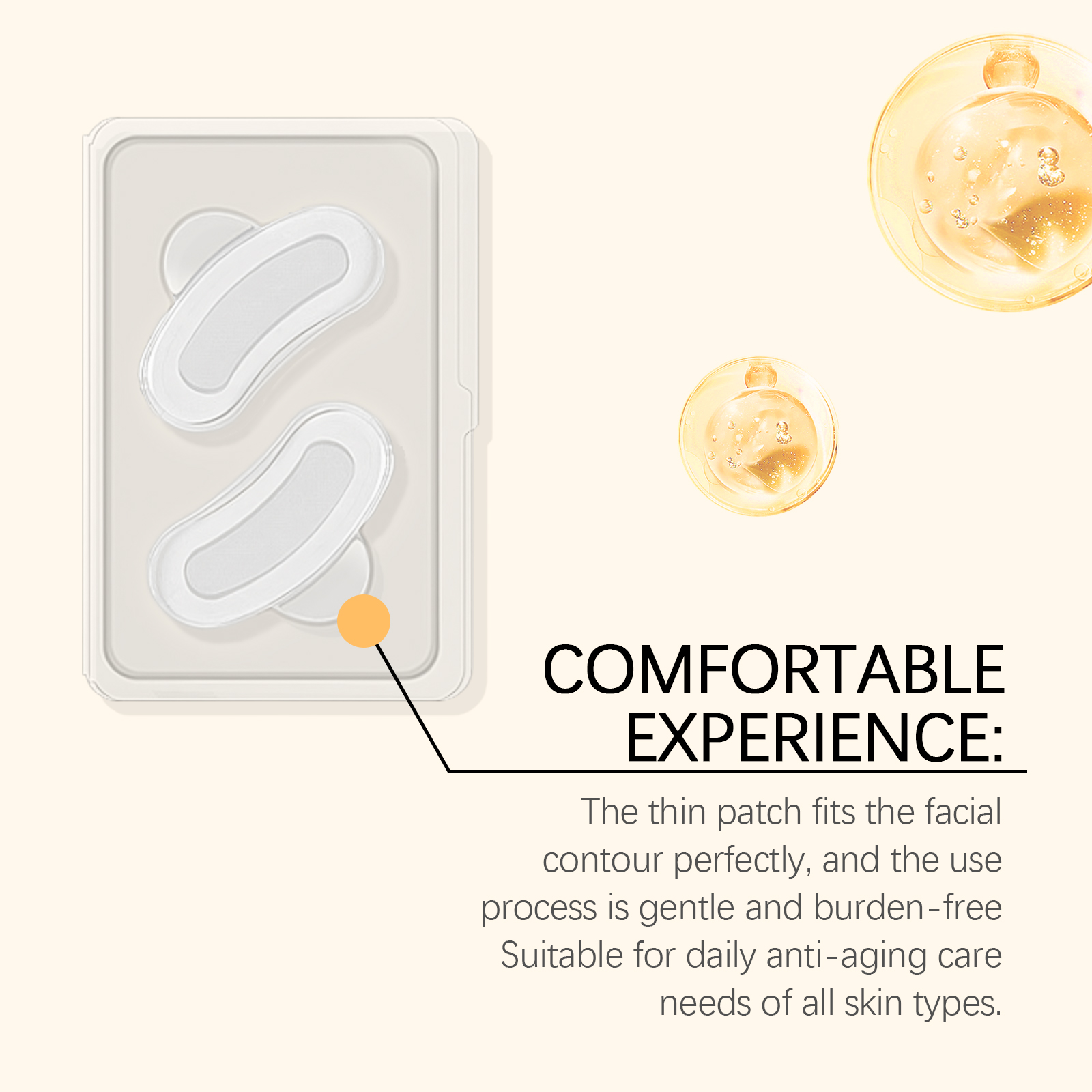 Skin Care Patch Hydrating Nourishing Moisturizing Soft Daily Hydration For Neck And Facial Skin Care Sheet