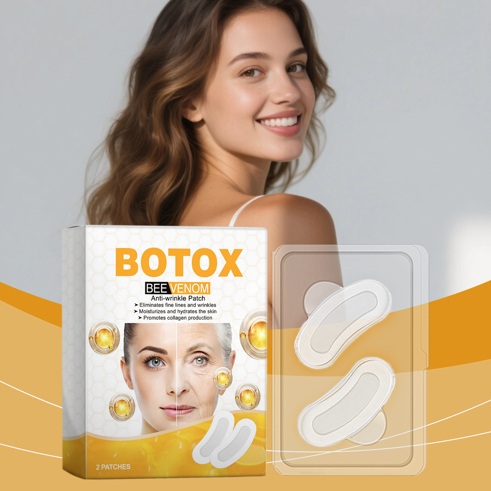 Skin Care Patch Hydrating Nourishing Moisturizing Soft Daily Hydration For Neck And Facial Skin Care Sheet