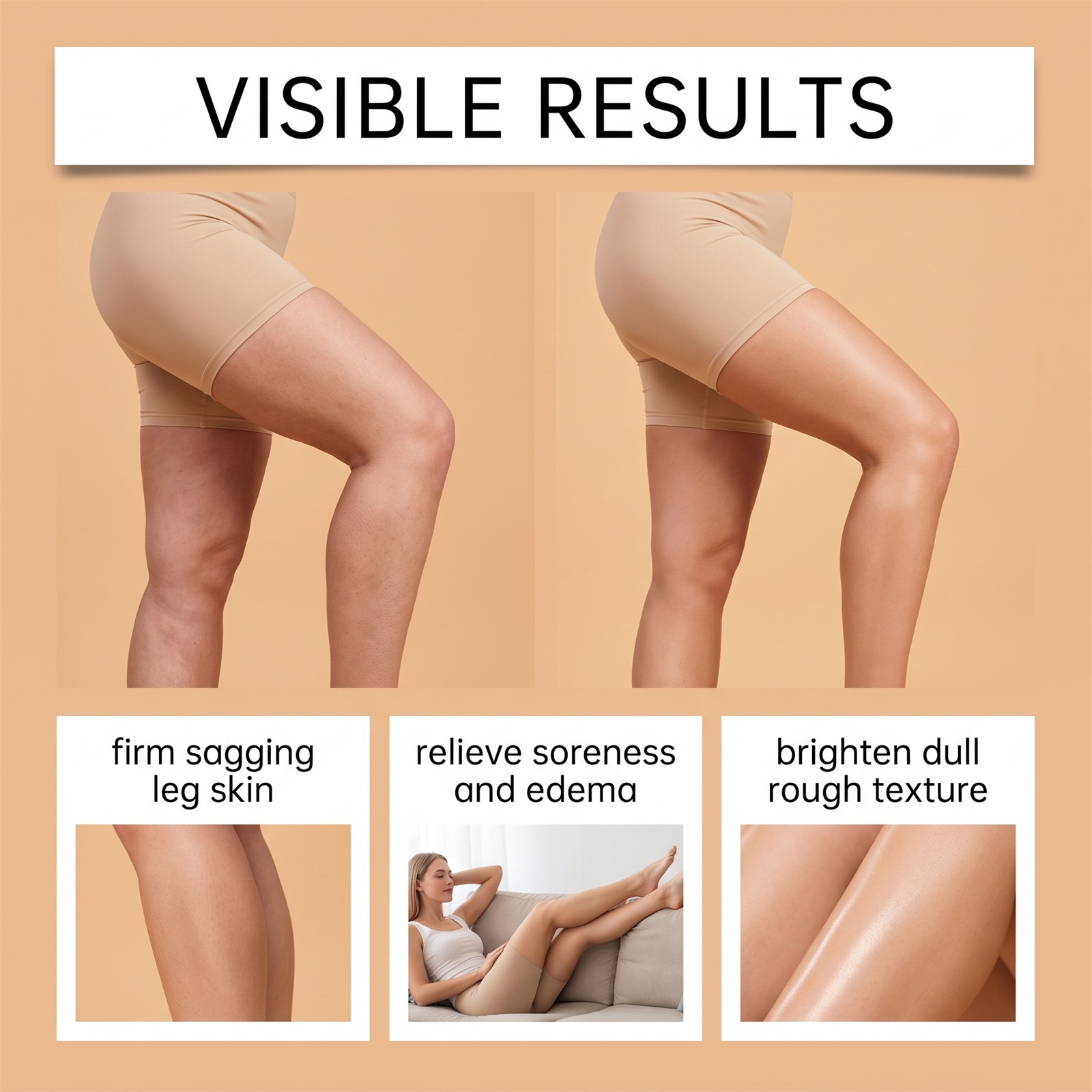Leg Care Patch Skin Friendly Breathable Mild Comfort Portable External Relieve Leg Skin Discomfort