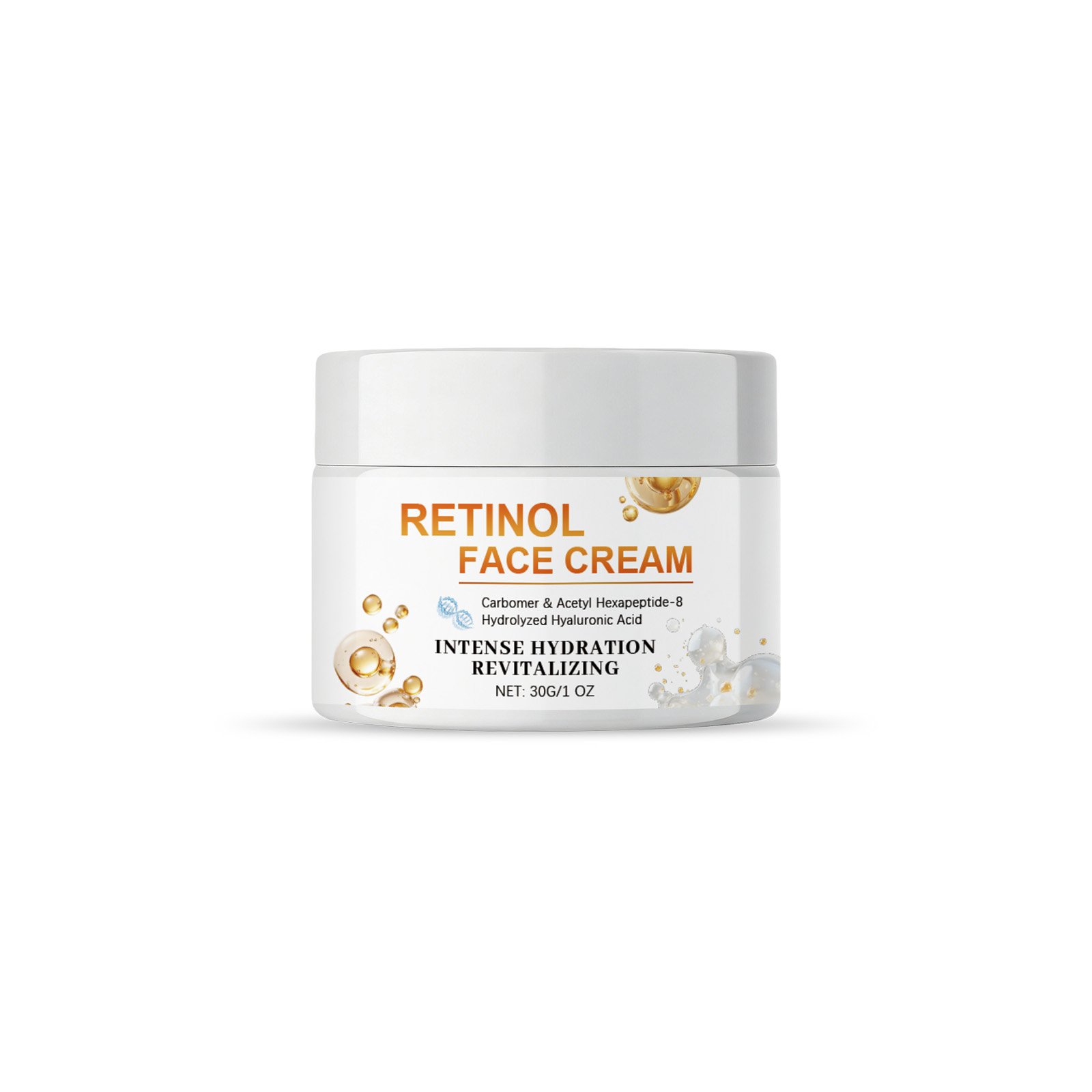Retinol Care Cream Fine Texture Refreshing Hydrating Soft Daily Facial Skin Moisturizing Care