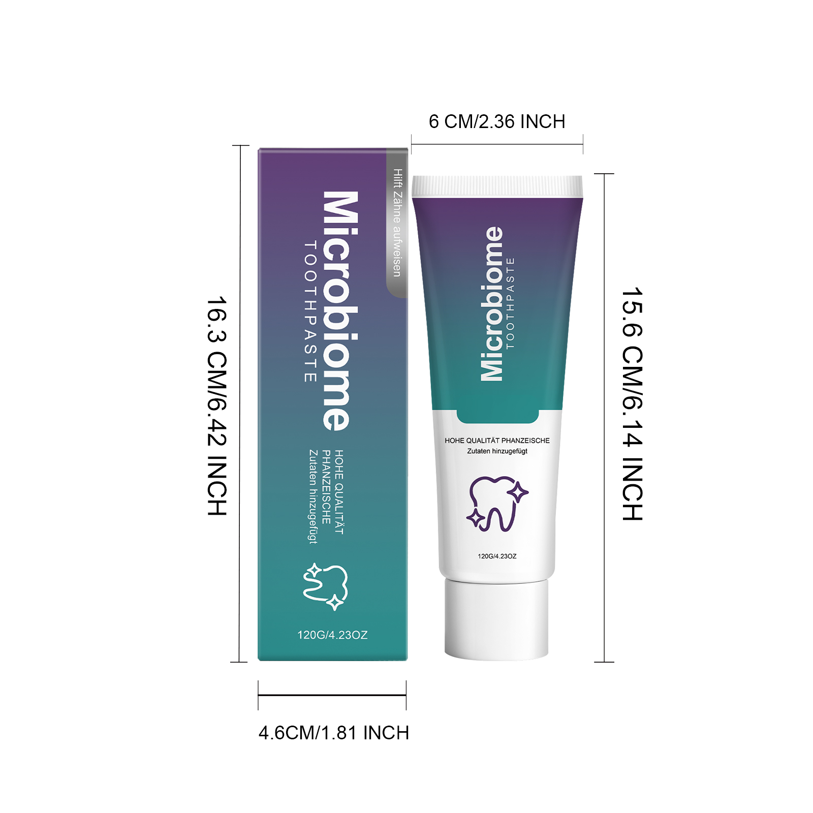 Mint Toothpaste Cleans Teeth Surface Freshens Breath Refreshing Texture Non Sticky For Daily Oral Care