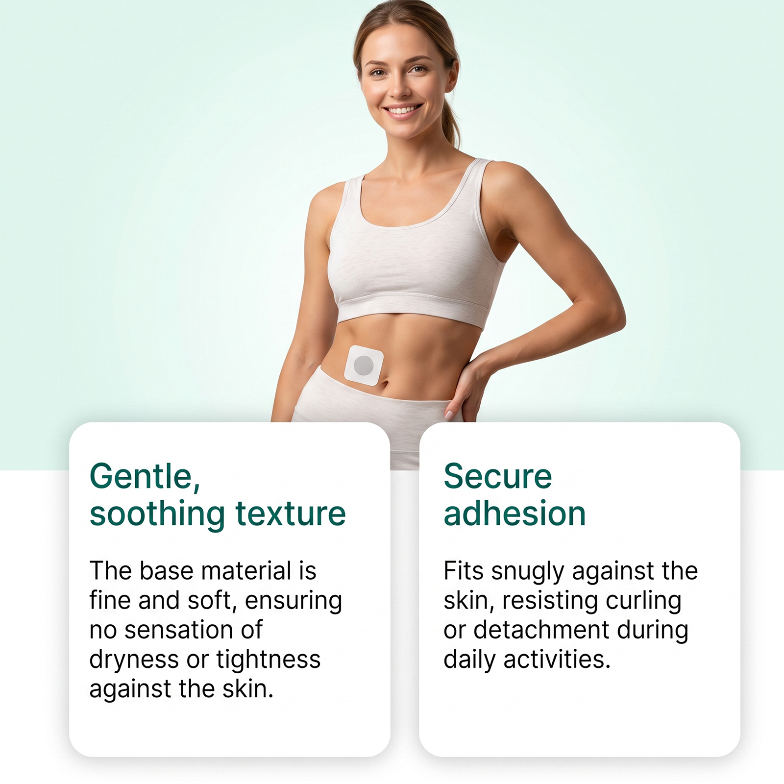 Berberine Care Patch Breathable Snug Light Long Lasting Adhesive Mild Skin Friendly Soft Cozy Body Sticker